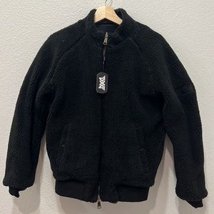 NWT black Reversible PXG Bomber jacket size small